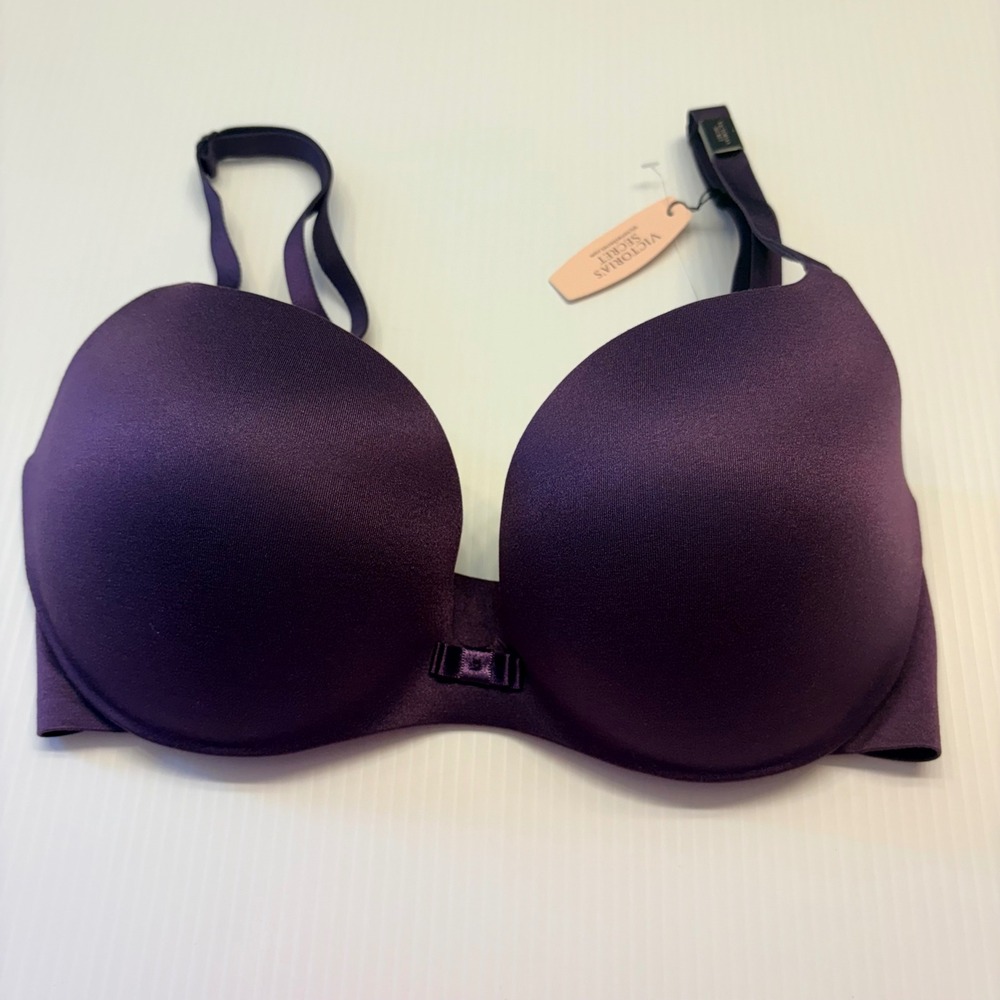 Victoria's Secret Incredible Lined Demi Bra Women 32DD Purple Underwire NEW